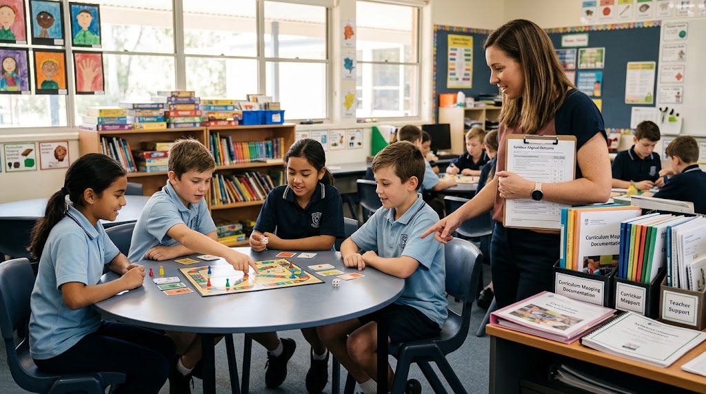 From Play to Progress: Seamlessly Mapping Board Games to the Syllabus