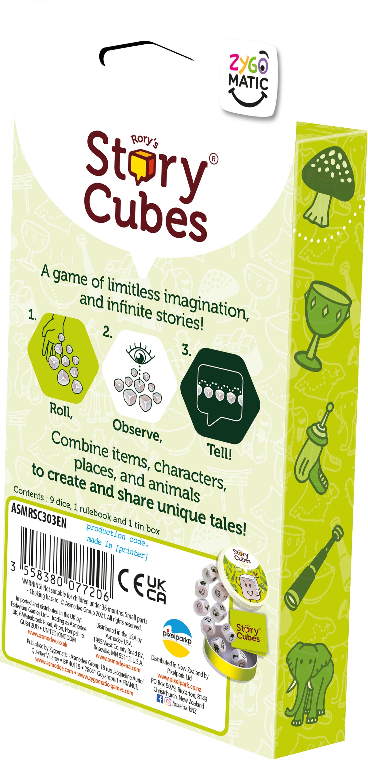 Rory's Story Cubes Voyages Blister Pack