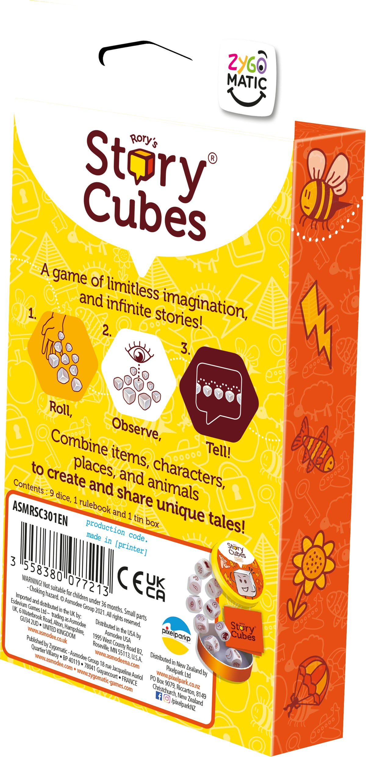 Rory's Story Cubes Classic Blister Pack