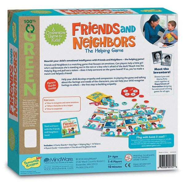Friends and Neighbors The Helping Game