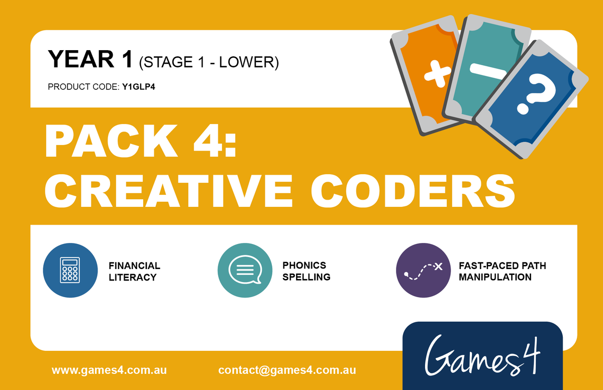 YEAR 1 PACK 4 - Creative Coders