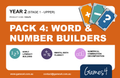 YEAR 2 PACK 4 - Word & Number Builders