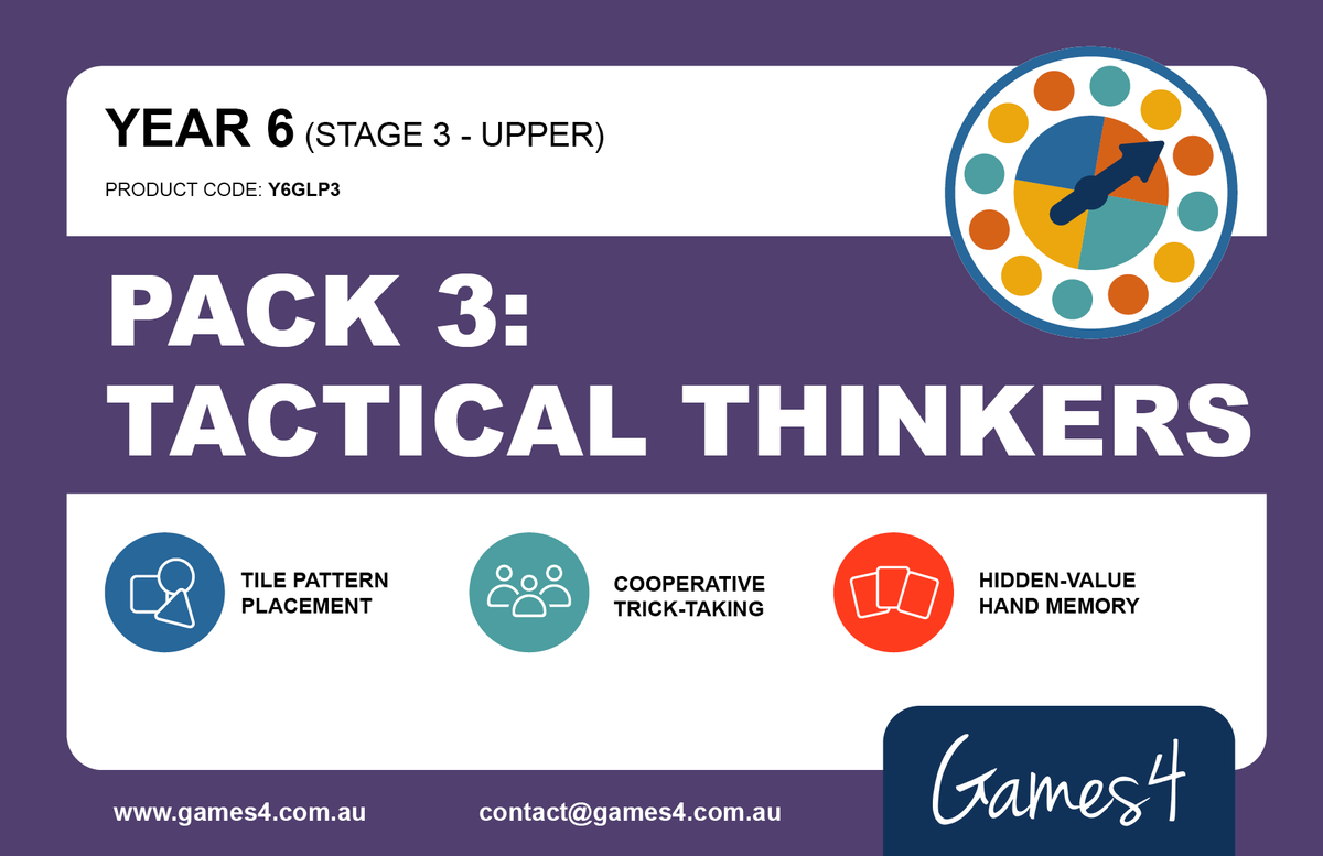 YEAR 6 PACK 3 - Tactical Thinkers