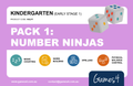 KINDERGARTEN PACK 1 - Number Ninjas