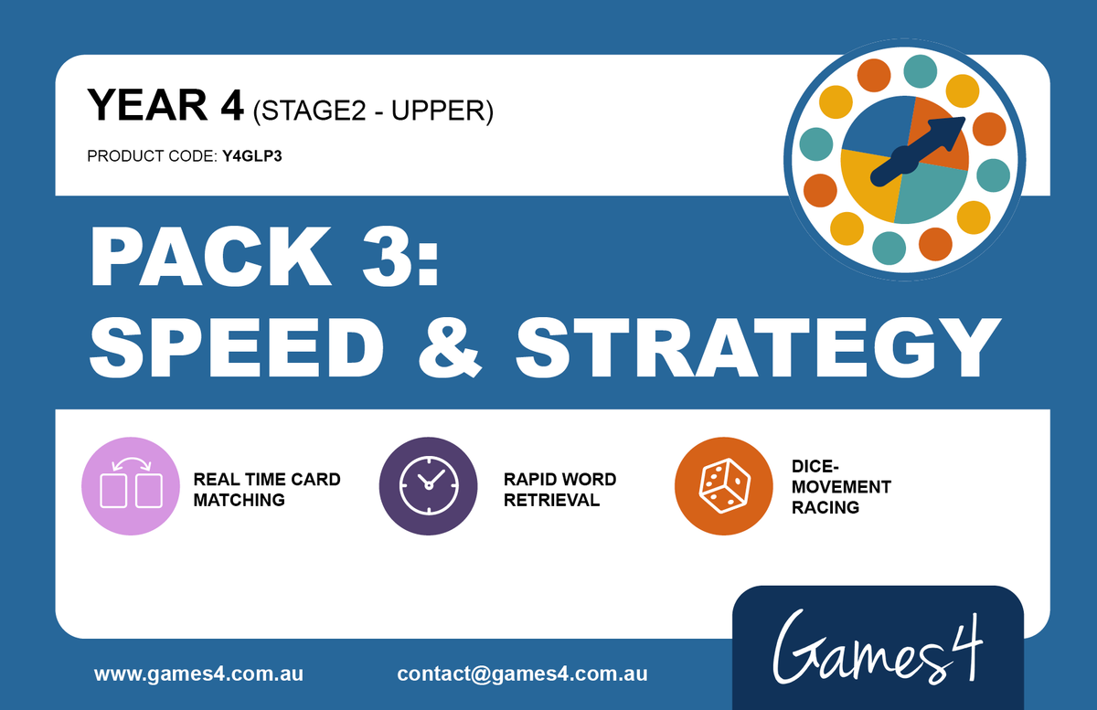 YEAR 4 PACK 3 - Speed & Strategy