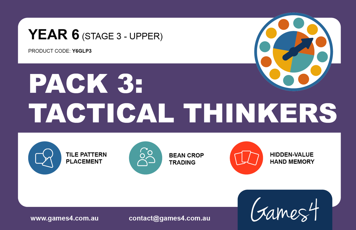 YEAR 6 PACK 3 - Tactical Thinkers